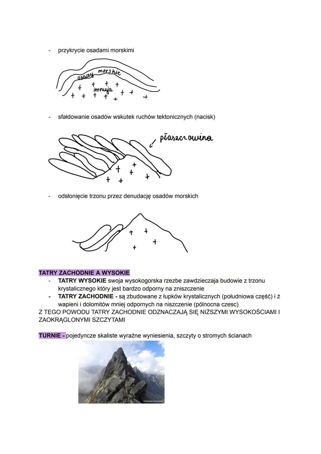 # KRAINY GEOGRAFICZNE POLSKI
## GÓRY
### BIESZCZADY:
- województwo - podkarpackie
- najwyższy szczyt - tarnica 1316 m
- typ gór - góry fał