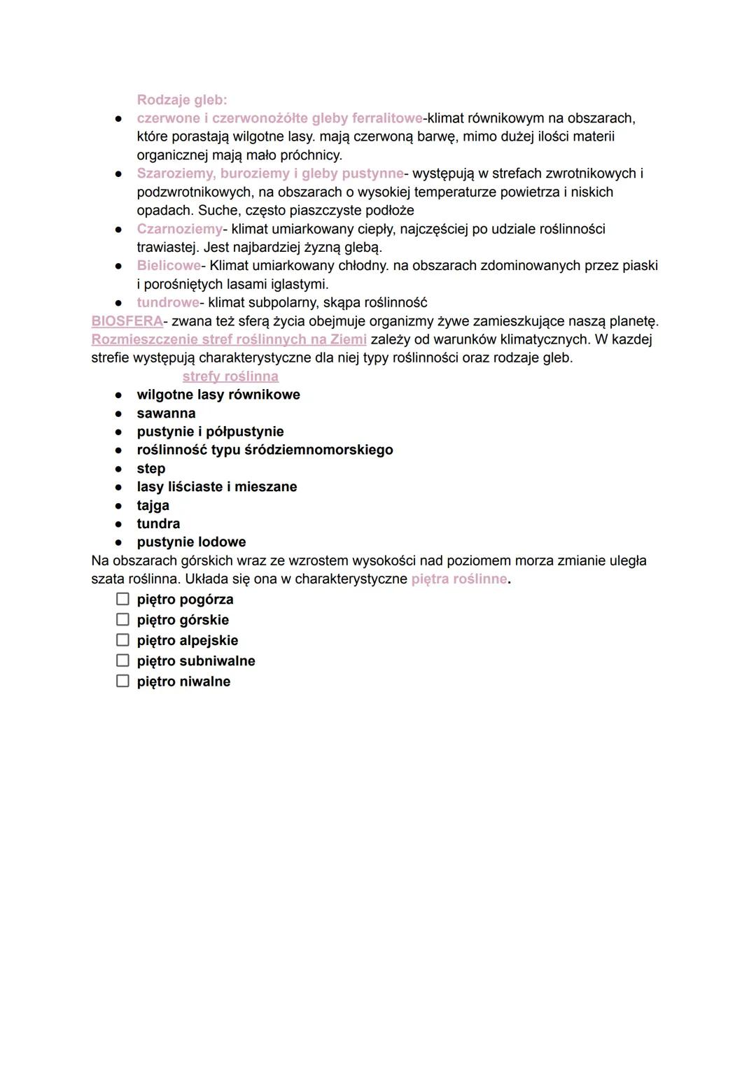 # PEDOSFERA I BIOSFERA
gleba- to najbardziej zewnętrzna warstwa litosfery.
etapy powstawania gleby
- wietrzenie podłoża skalnego
- akumula