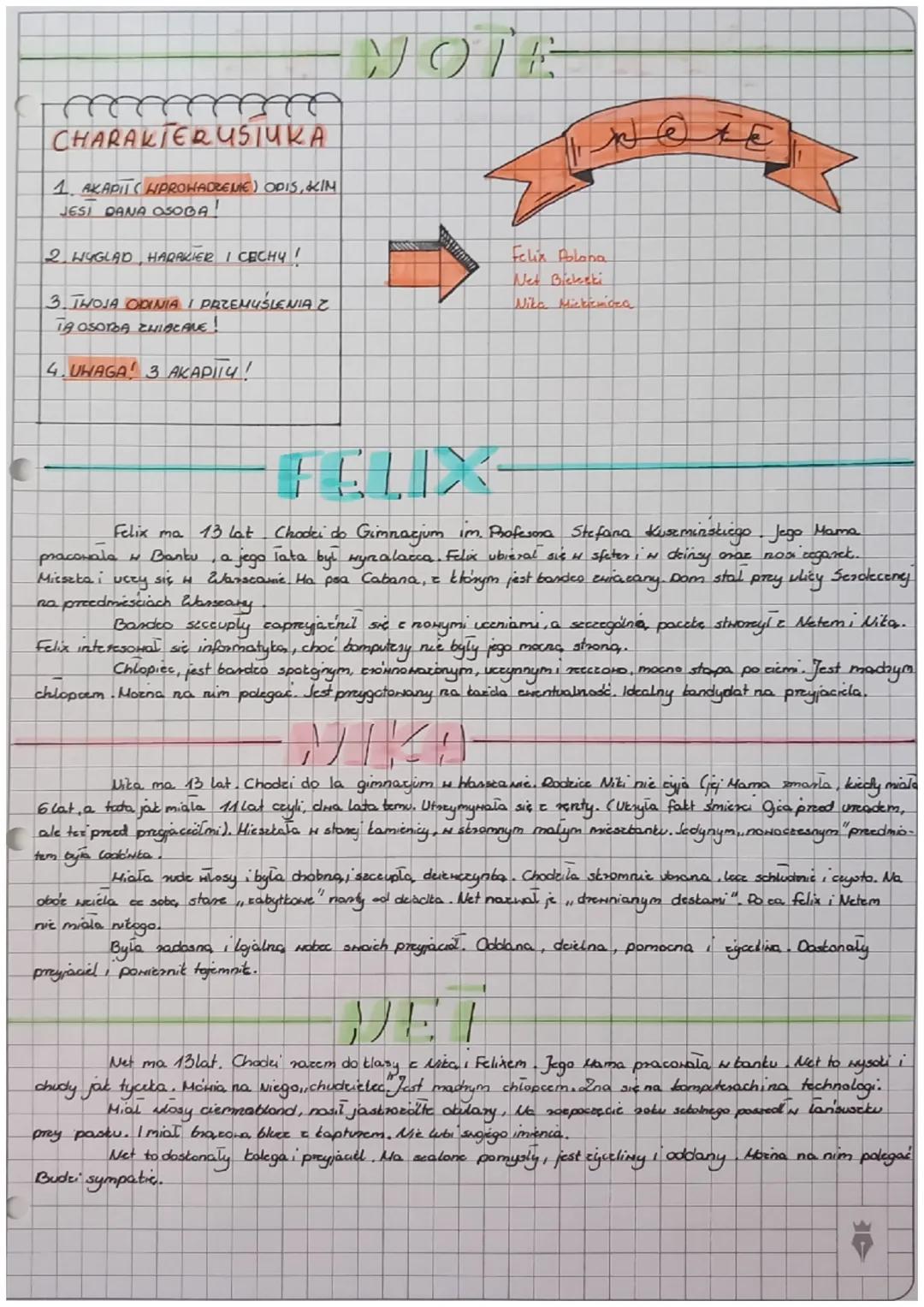# ソのに
CHARAKTERUSIUKA
1. AKAPITCHPROHADREME) OPIS, KIM
JESI DANA OSOBA!
2. HYGLAD HADAKIER I CECHY!
3. THOJA ODINIA I PRZEMYŚLENIA Z
TA