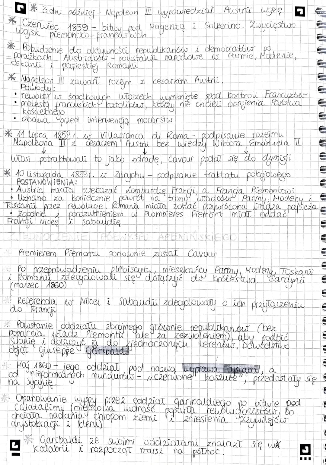 # ZJEDNOCZENIE WŁOCH
* Największe państwo - Królestwo Obojga Sycylii -> Burbonowie
* Królestwo Sardynii = Piemont
* Wiktor Emanuel II - król