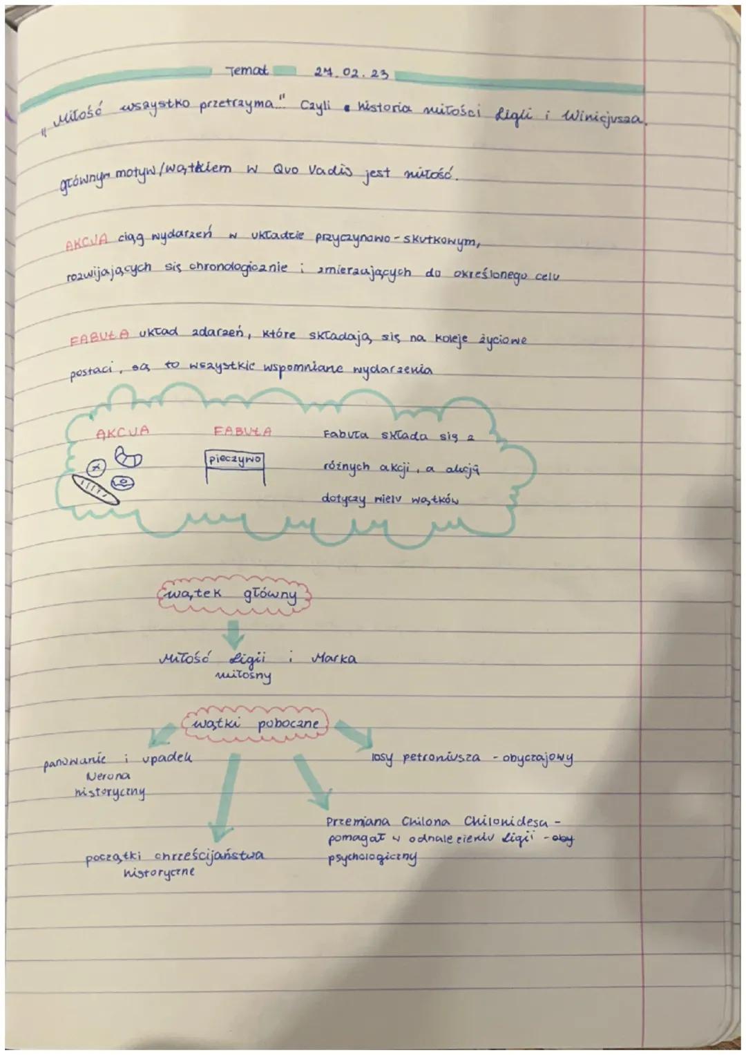 Temat
Marek Winicjusz jako bohater dynamiceny.
Miłość Ligii i winicjusza.
2
4 Pierwsze spotkanie Rigi w domu Avlusu plavojuszce - zauroczeni