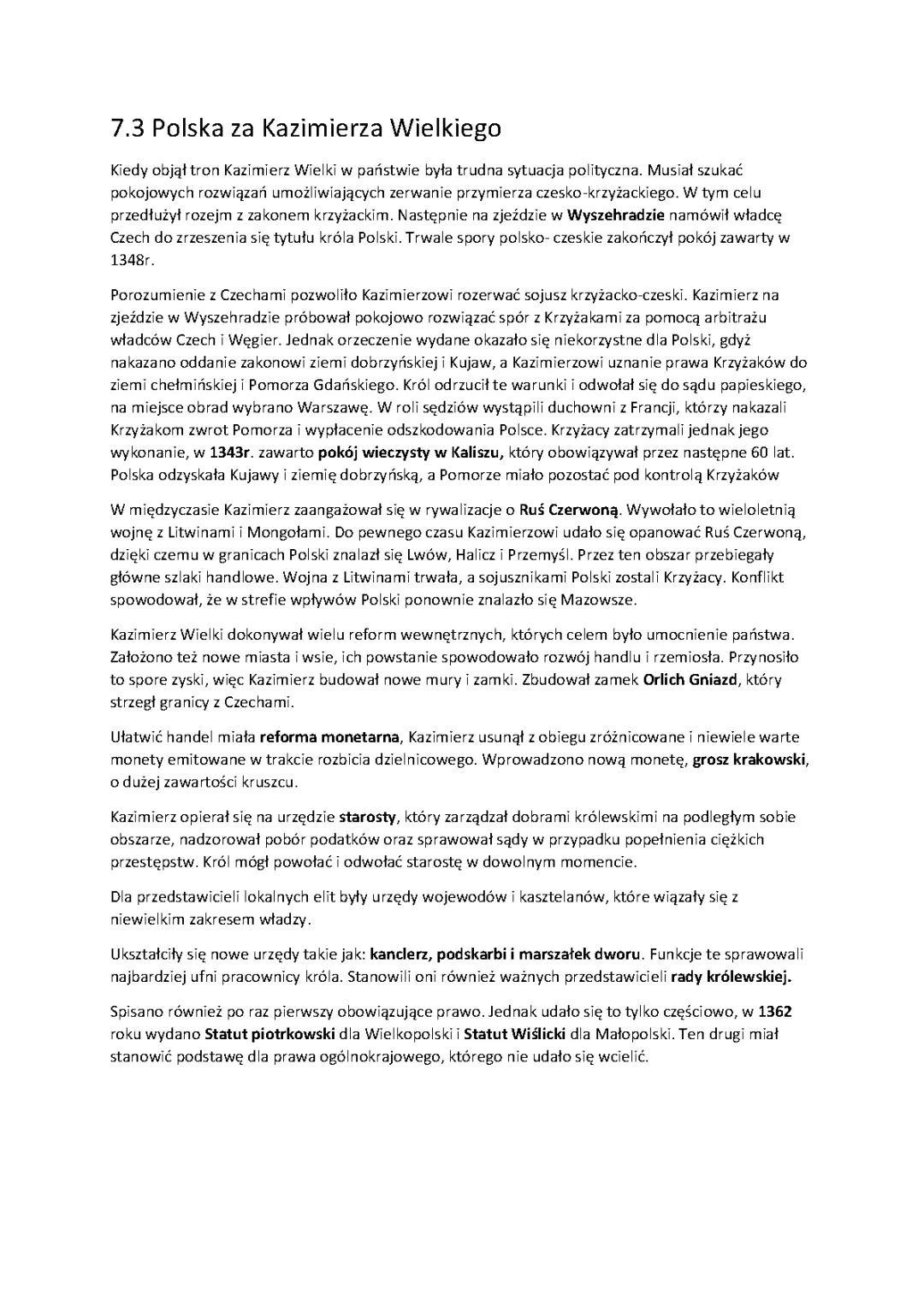 polska w późnym średniowieczu 7.3-7 nowa era