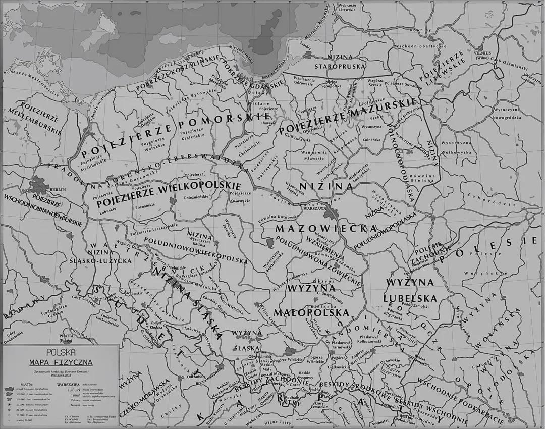 Krainy Geograficzne Polski