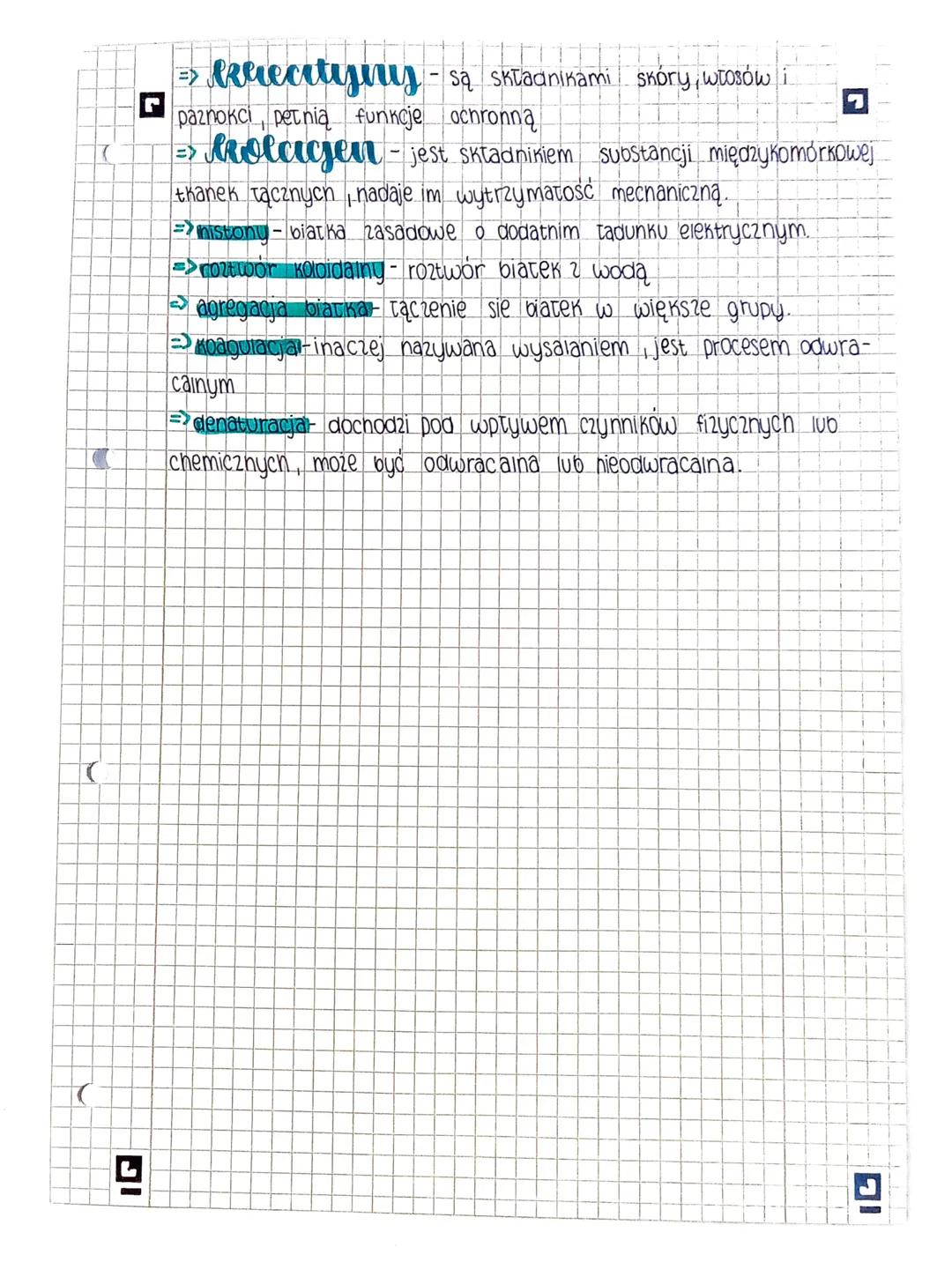 (
L
cuminolecosy-budlowa biatek
→aminokwasy są zoudowane 2 węgla.
wodoru, tlenu i azotu, niektóre białka zawierają siarke i wyjątko-
wo inne