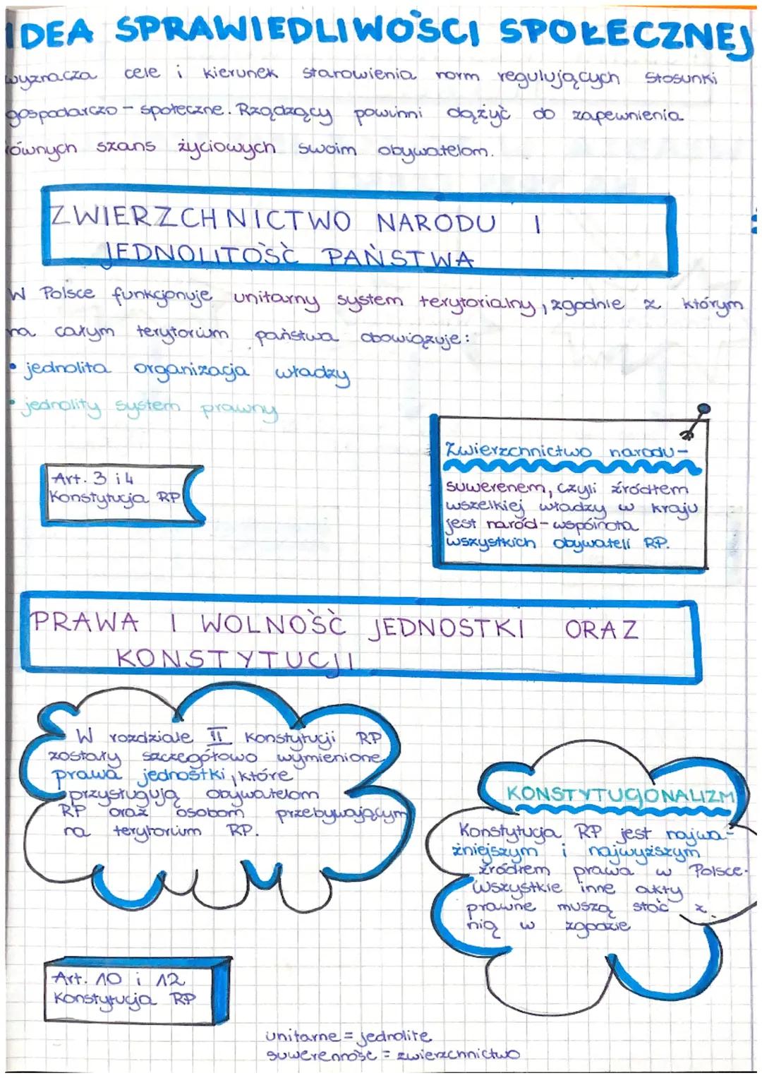 KONSTYTUCJA
to podstawowy akt
prawny,
który reguluje funkcjonowanie państwa, określa się ją również
ustawą zasadniczą. Obecnie obowiązująca