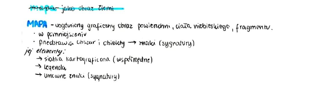 Mapa jako obraz ziemi
