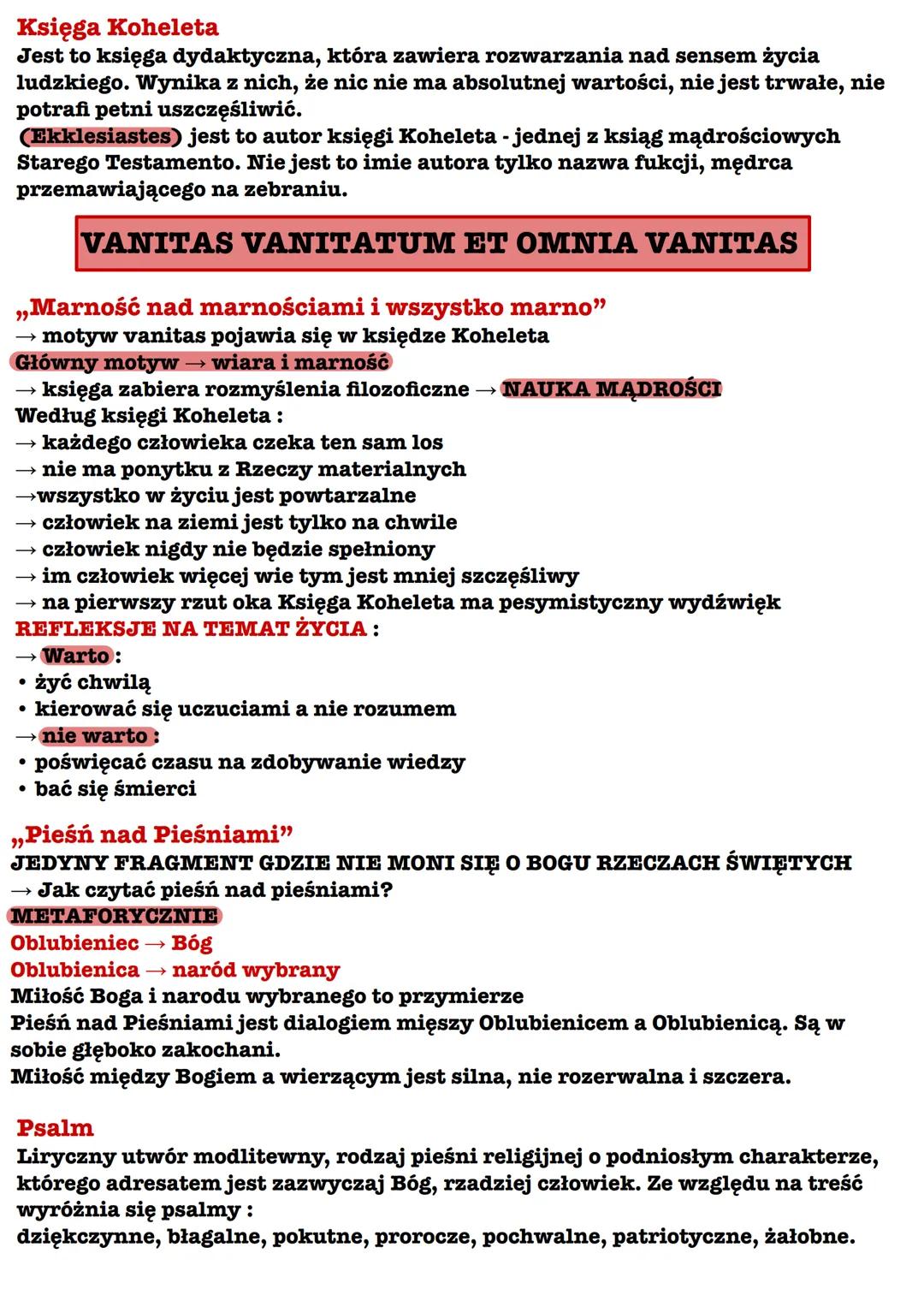 Chrześcijanie:
katolicy
prawosławni
anglikanie
> protestanci
Biblia powstawała ponad
tysiąc lat
biblia składa się ze starego i
nowego testam