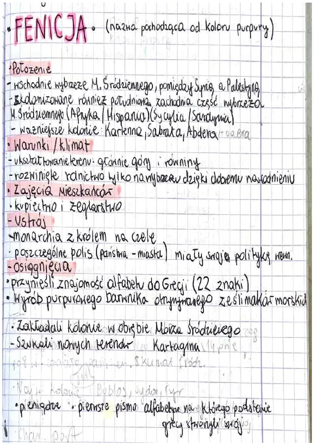 Cywilizacje starożytnego Wschodu – Fenicja, Persja, Izrael, Indie, Chiny