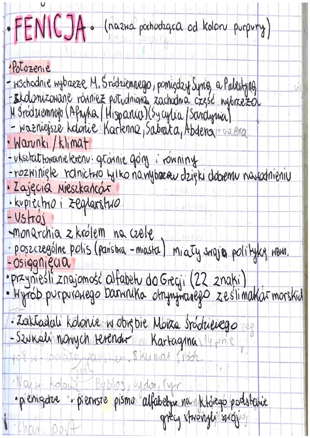 • FENICJA• (nazna parhadząca od koloru purpury)
Polozenie
wschodnie wybrzeże M. Śródziennego, pomiędzy Syring a Palestyng
-skdonizowane równ