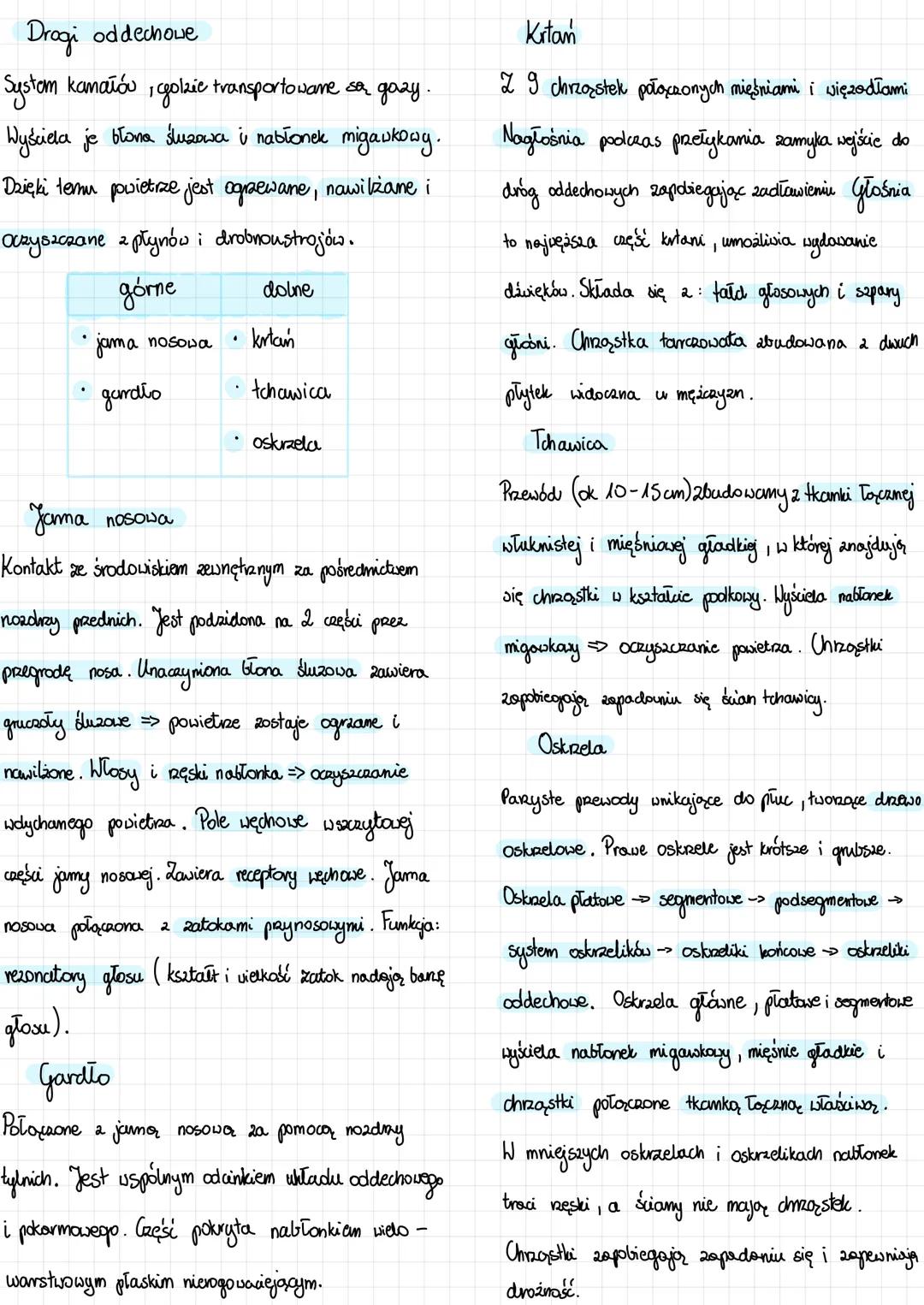 Układ
oddechowy # Układ oddechowy
Oddychanie - podstawowy proces dostarczania
komórkom energii. łożone związki są rozkładane
i utleniane do