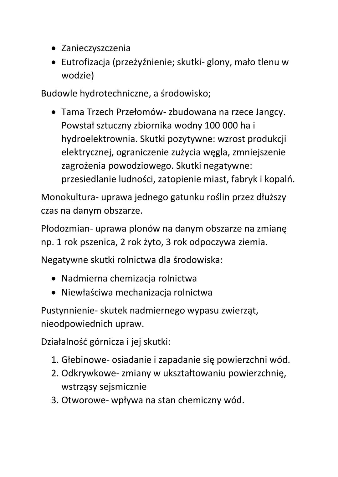 Środowisko przyrodnicze- wszystkie składniki przyrody
na danym obszarze. Są ożywione (zwierzęta, rośliny) i
nieożywione (woda, skały).
Środo