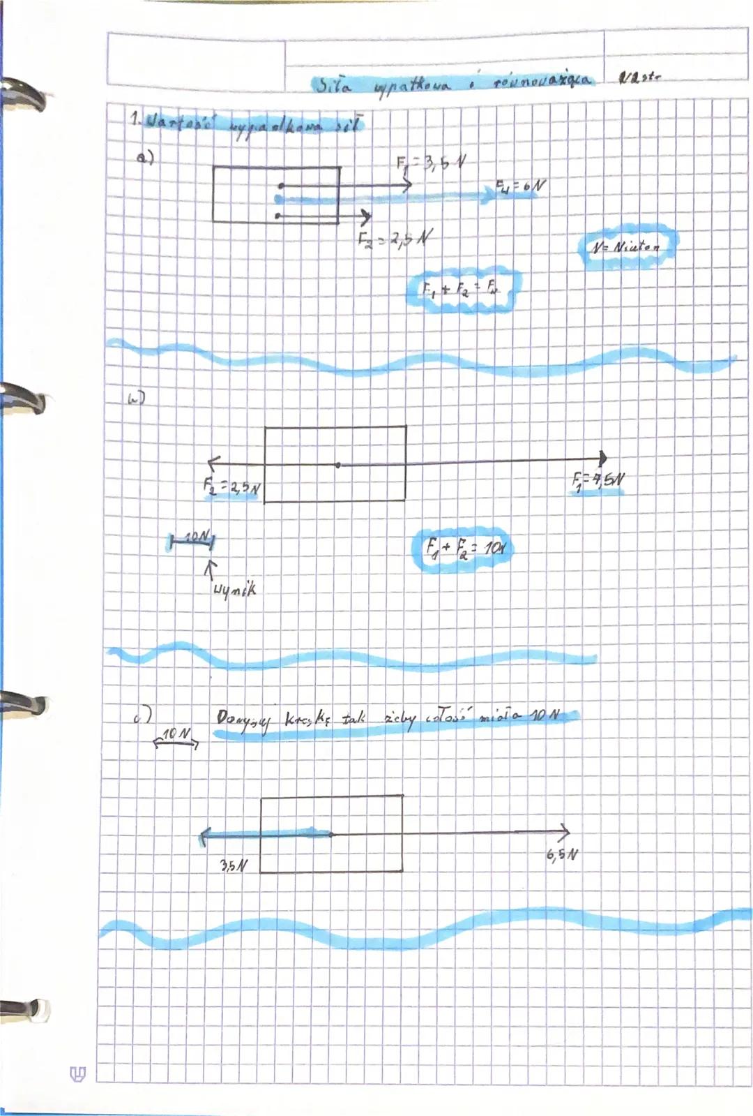 a.)
(6)
F₁₂ = 2,54
MON
MONY
↑
wynik
Sita uppathona
3,5 N
F = 3,61
→
F₂=2,5 N
S
rounovargia vaste
FON
F₁+F₂=F₂
F+F 104
Danyiay kreskę tak zeb