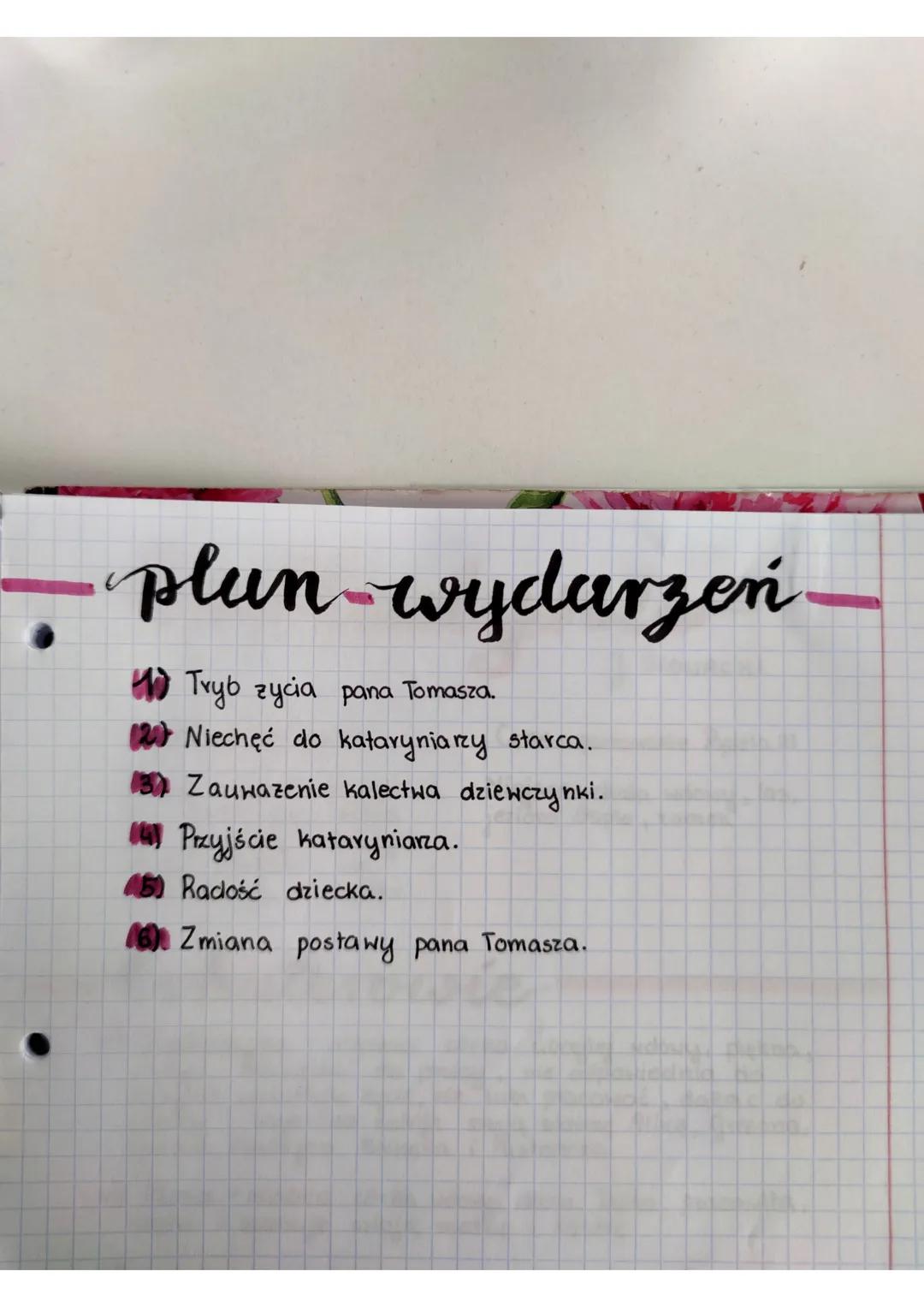 # katarynka
B. PRUS
---
# bohaterowie
→ Pan Tomasz - zamozny stary kawaler, prawnik,
miłośnik sztuki, wróg katarynek, którego odmie-
nil