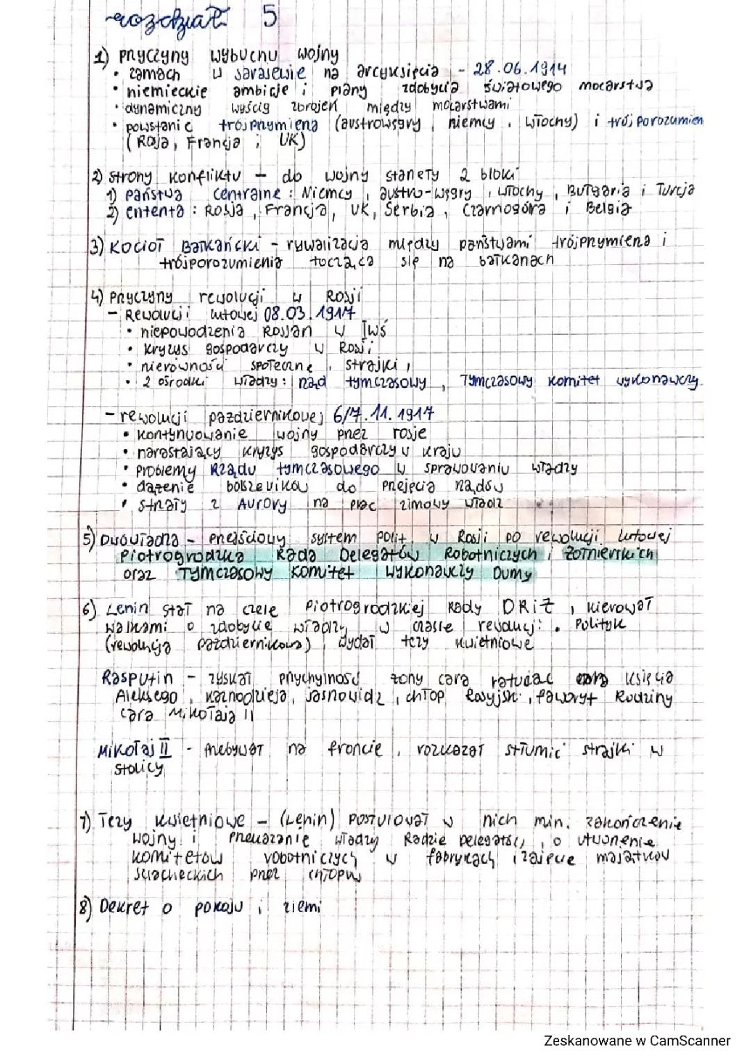 1 wojna światowa-cały dział