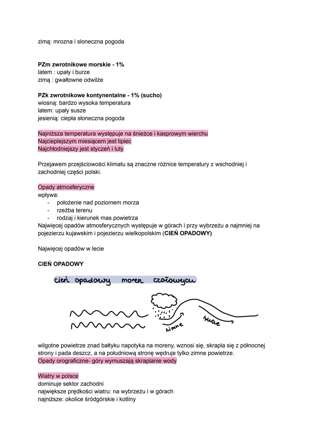 Ukształtowanie powierzchni Polski i zlodowacenia
91,3% - obszary nizinne położone poniżej 300 m n.p.m
najwyższy punkt- rysy 2499 m n.p.m
naj