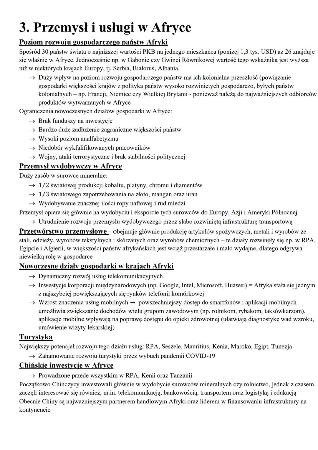 # 1. Środowisko przyrodnicze Afryki
Ukształtowanie terenu
Afryka jest kontynentem typowo wyżynnym (średnia wysokość wynosi 658 m n.p.m.)
