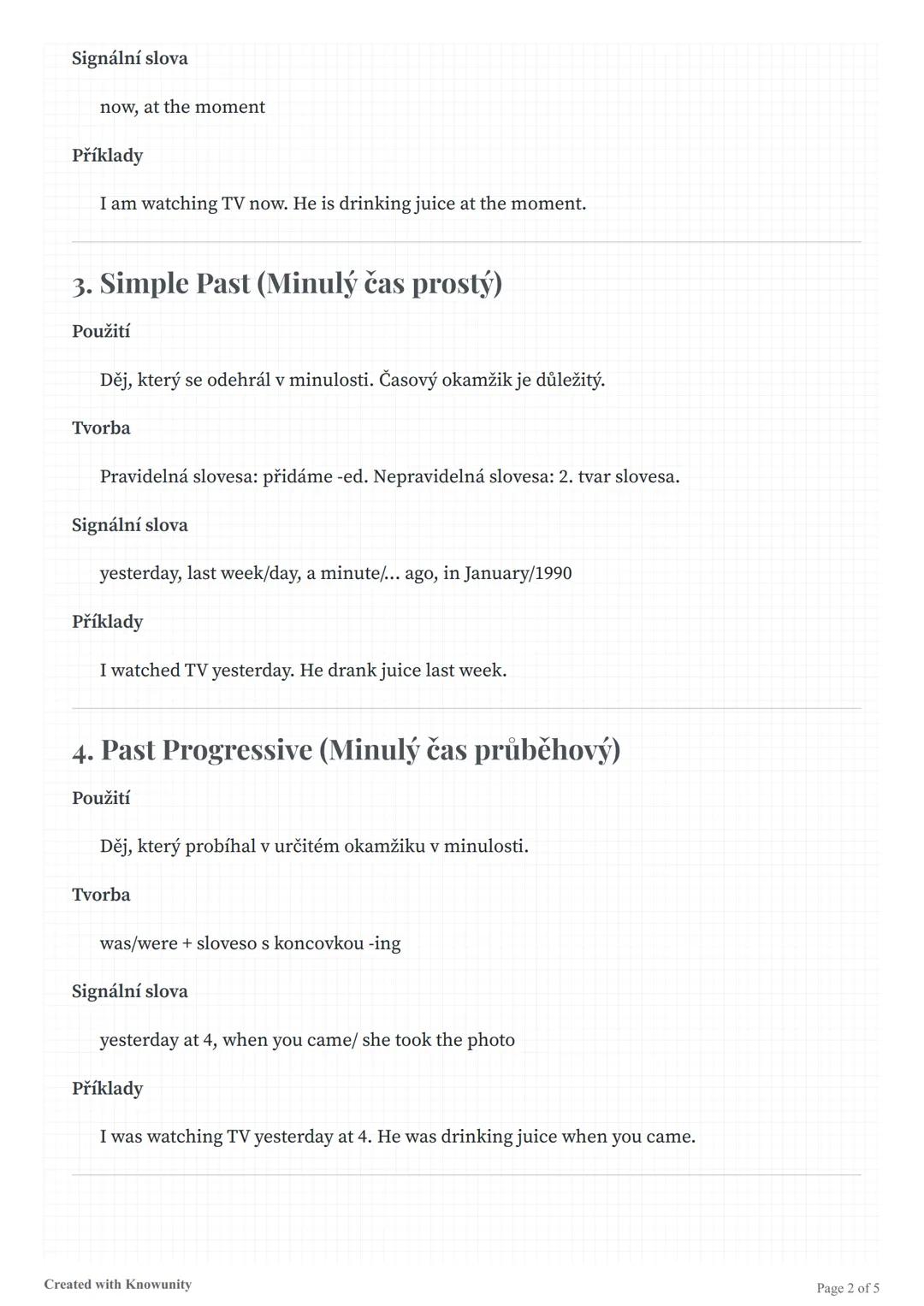 # Anglické časy
Přehled anglických časů, jejich použití, tvorba, signální slova a příklady.
# Anglické časy
Anglické časy jsou základním