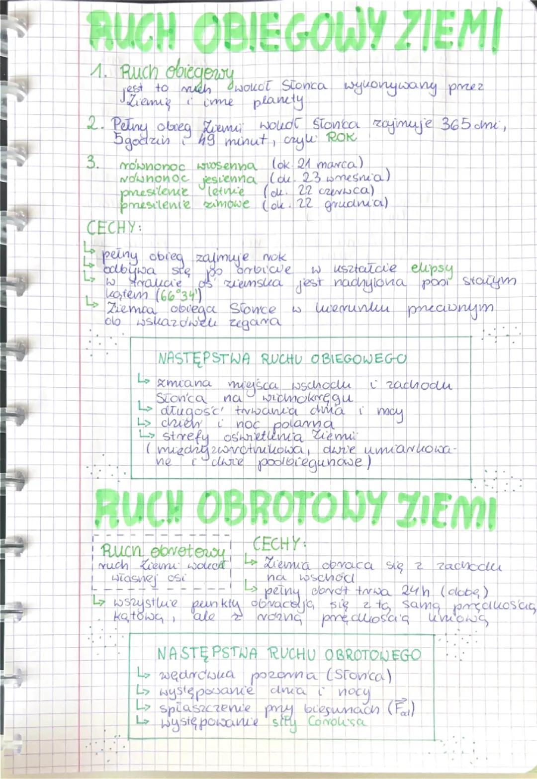 --- OCR Start ---
PRUCH OBIEGOWY ZIEMI
1. Ruch obiegeroy
Jesente mech me woulanetynca wykonywany prez
2. Petiny oboeg Ziemi woudi stonka zaj