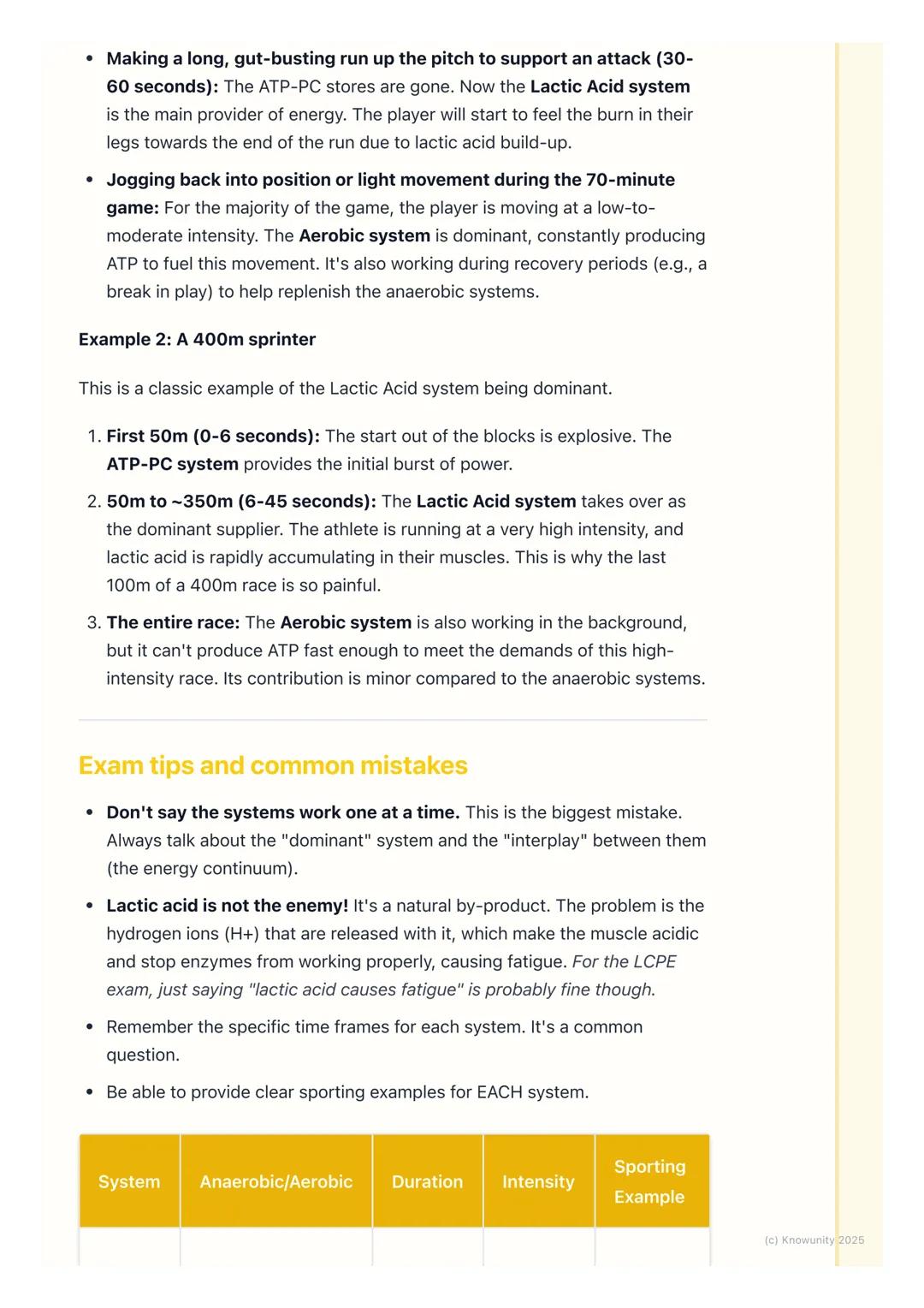 # Basic Energy Systems
Introduction to energy for movement
Everything we do in sport, from a quick sprint to a long-distance run, needs
en