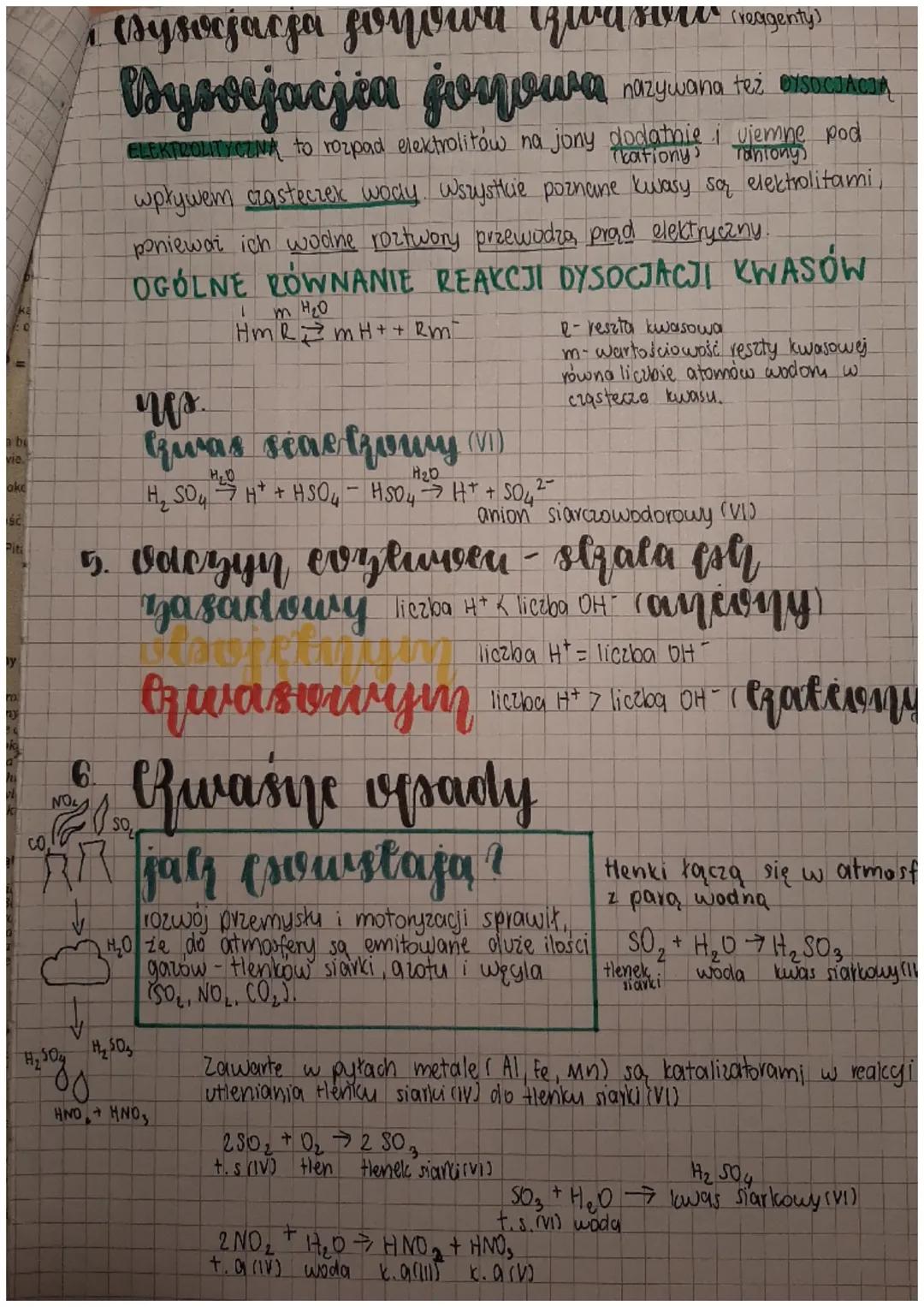 Geasy seseaudycan
I wyway sumatyczne
kwas siarkowy (VI) (H ₂ SO 4
kwas azotowy (V) HNO₂
kwas siarkowodorowy H₂ S
kwas fosforowy (V) | H₁₂ PO