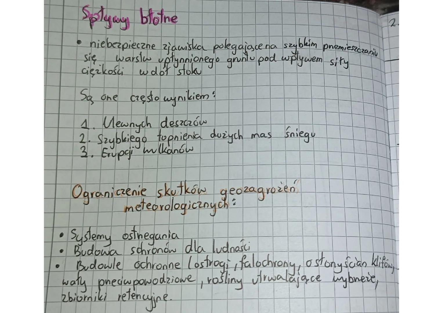 Temat 3
Geozagrozenia - niebezpieczne dla zdrowia, życia
i działabości człowieka zjawiska i procesy
zachodzące w sferach Ziemi
Rodzaje
4
bio