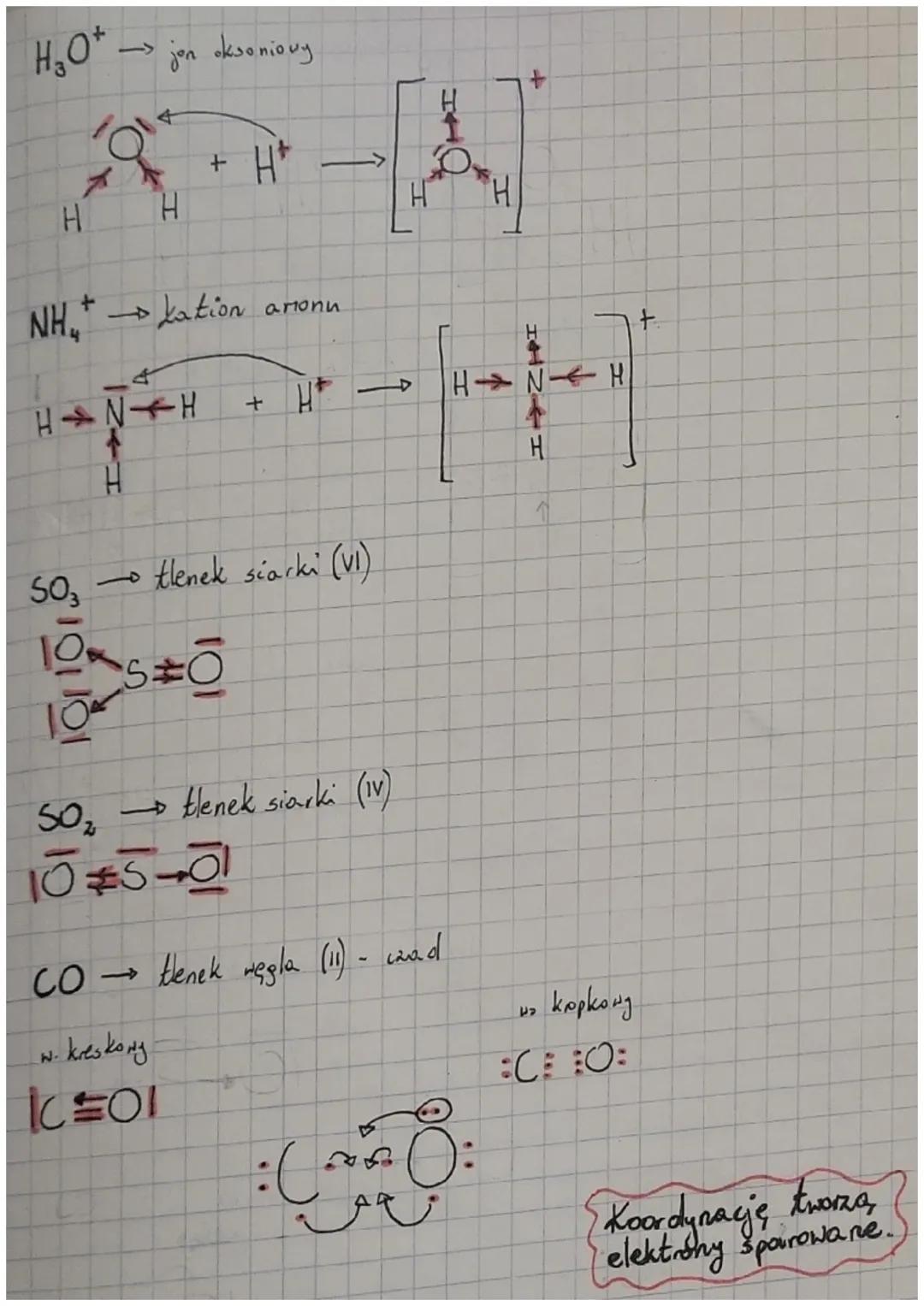 # WIĄZANIE KOORDYNACYJNE
## DONOROWO-AKCEPTOROWE
D $\longrightarrow$ A
Wiązanie koordynacyjne to rodzaj wiązania kowalencyjnego
w którym p