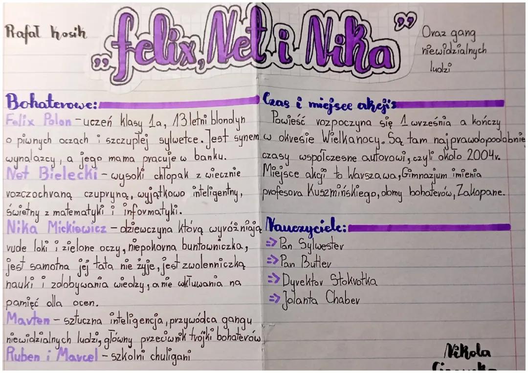 Felix, Net i Nika oraz gang niewidzialnych ludzi