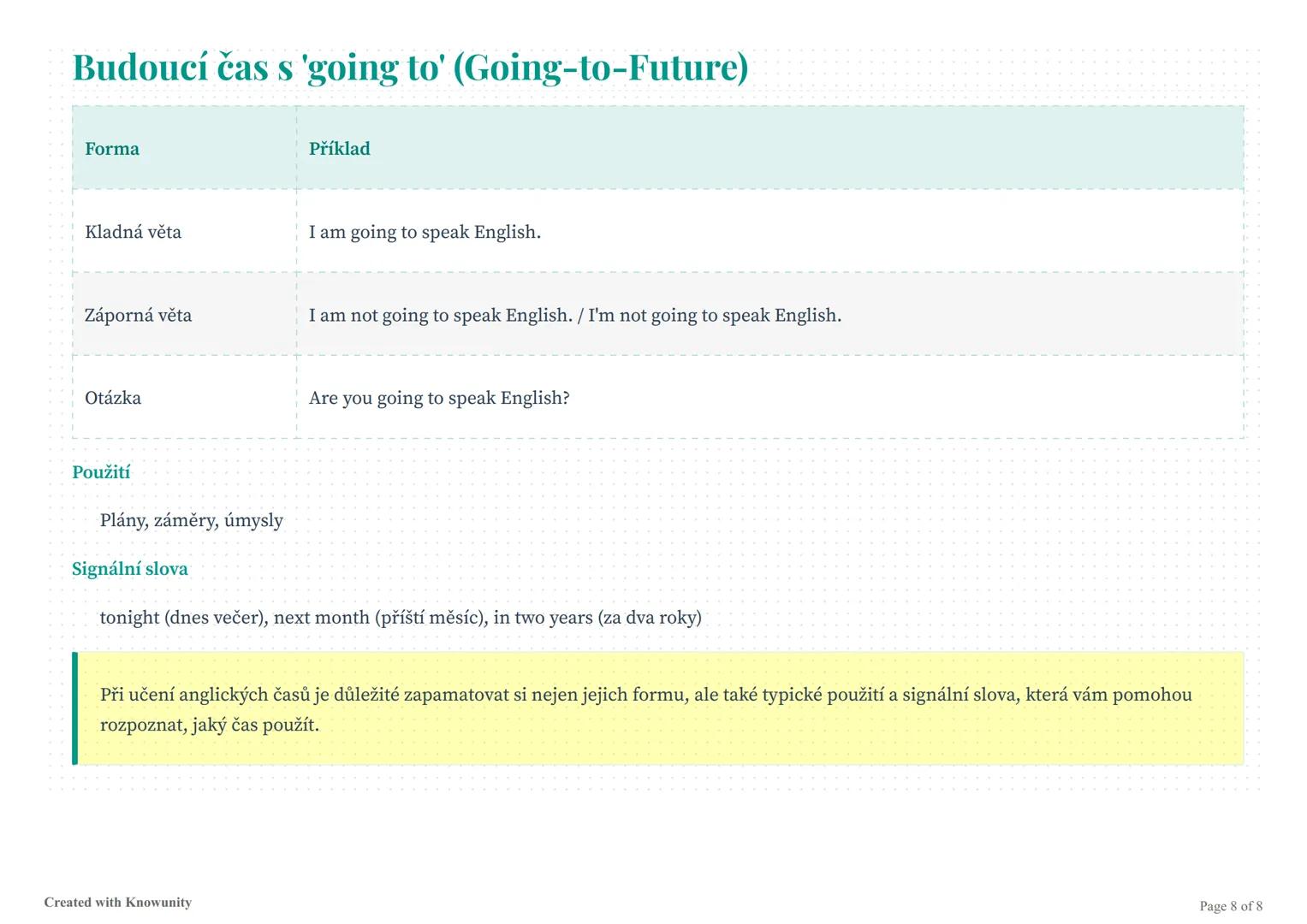 # Angličtina - přehled všech časů
Kompletní přehled všech důležitých anglických časů na jedné stránce.
# Přehled anglických časů (tenses)
