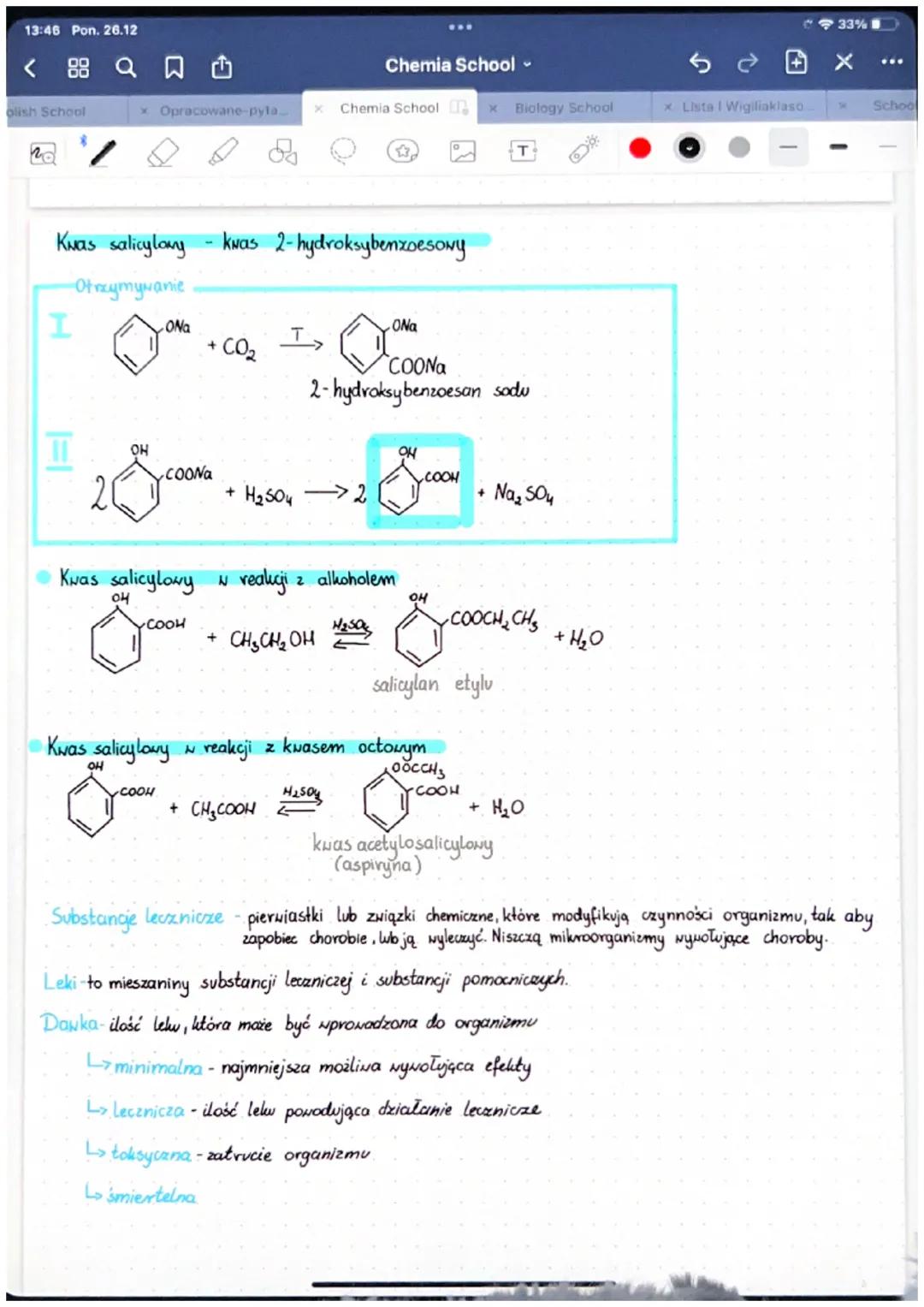 13:45 Pon. 26.12
< 88 QU
olish School
monohydroksylowe
(mają jedną gr. OH)
kwas mlekowy
Opracowane-pyta.
пр.
kwas 2-hydroksypropanow was
طبي