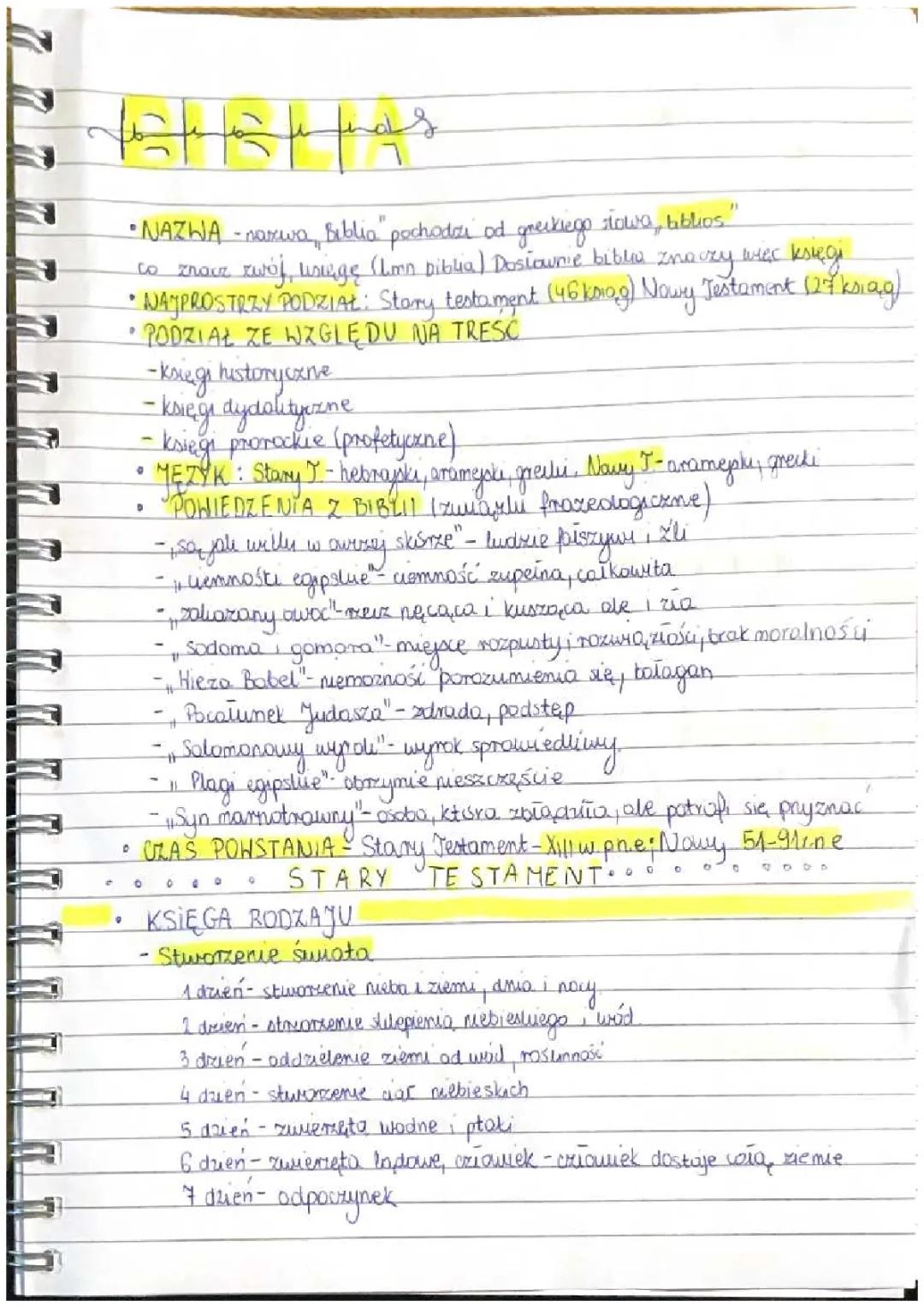 Biblia księdza rodzaju, ksiega Hioba, ksiega Koheleta, Pieśń nad pieśniami