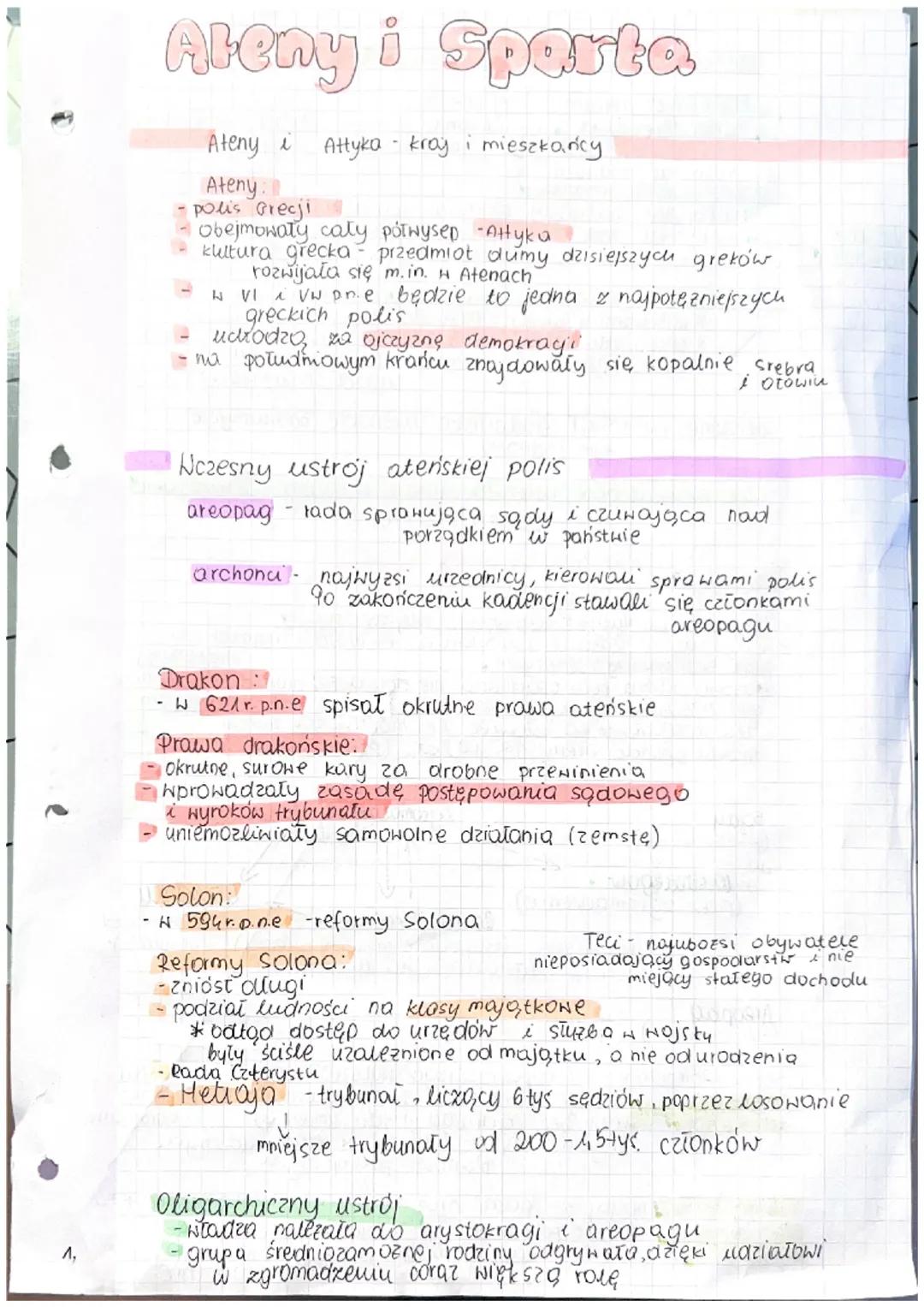 ^,
Ateny i Sparta
Ateny i
Ateny: I
-polis Grecji
Attyka kraji mieszkańcy
Obejmowały cały półwyseD -Attyka
kultura grecka- przedmiot dumy dzi