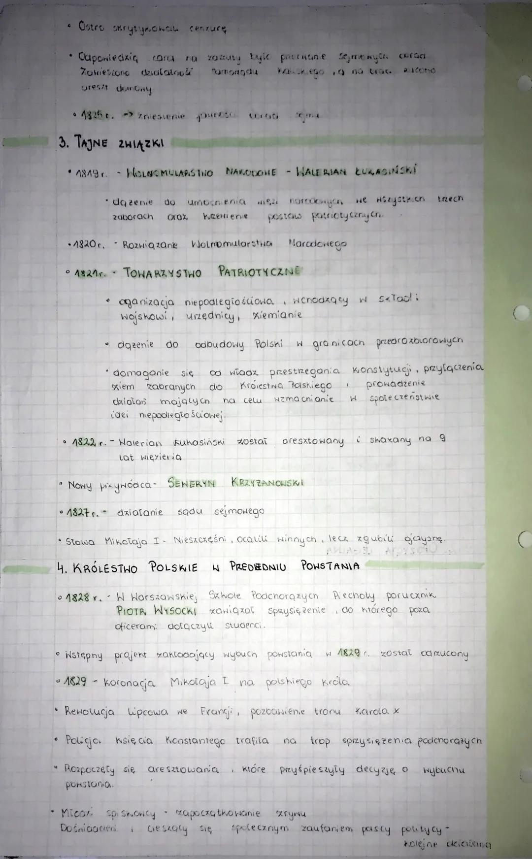 # GENEZA
# LISTOPADONEG
1. RZĄDY WIELNIEGO NSIĘCIA KONSTANTEGO
* Reqay prowadrone byly z myślą o ograniczemu comicaxielnosti
Krotest