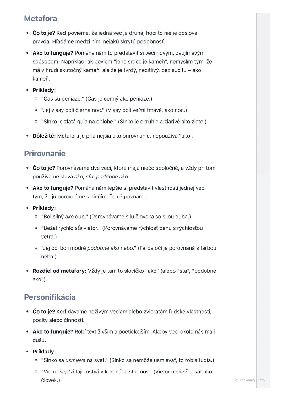 # Literárne prostriedky
1. Prehľad literárnych prostriedkov
Literárne prostriedky sú ako špeciálne nástroje, ktoré používajú spisovatelia