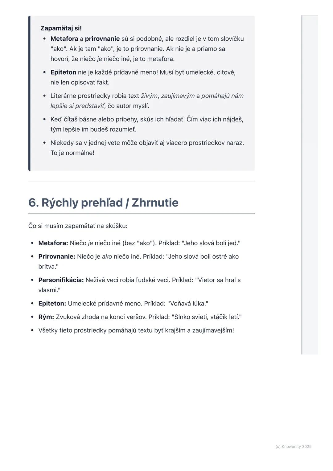 # Literárne prostriedky
1. Prehľad literárnych prostriedkov
Literárne prostriedky sú ako špeciálne nástroje, ktoré používajú spisovatelia