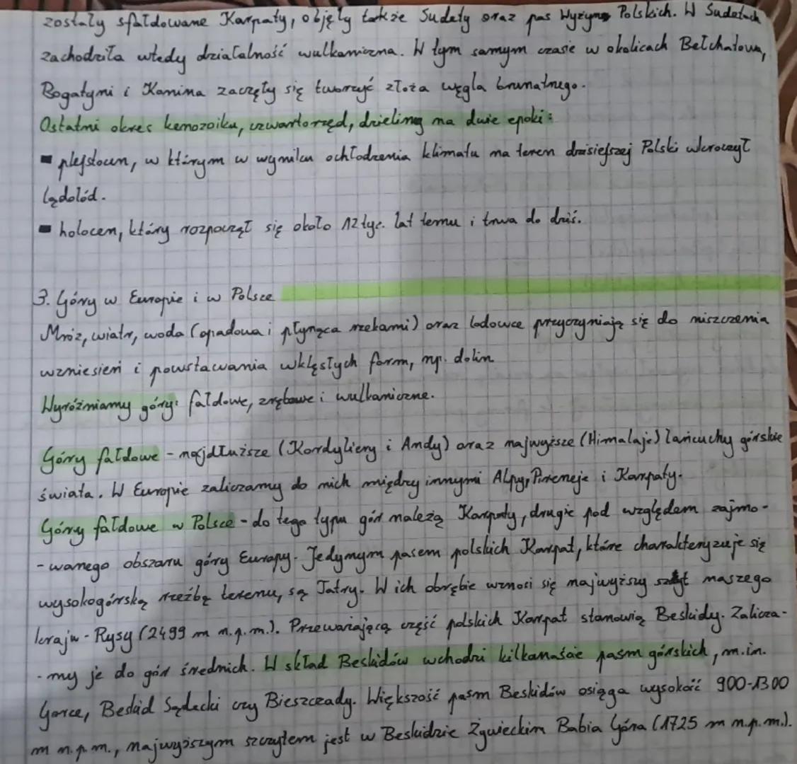 S rodowisk o
p r z y
1. Polozenie i
v od nic z e
granice
Polski
Polska leży w contralnej części Europy, w dużej izgici ma Nizinie Środkowoeu