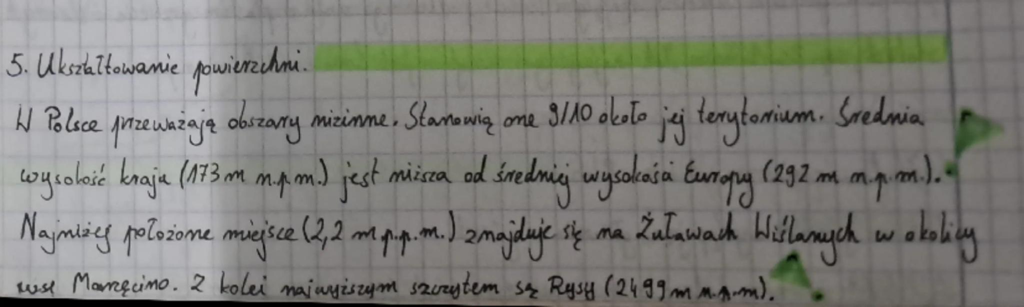 S rodowisk o
p r z y
1. Polozenie i
v od nic z e
granice
Polski
Polska leży w contralnej części Europy, w dużej izgici ma Nizinie Środkowoeu