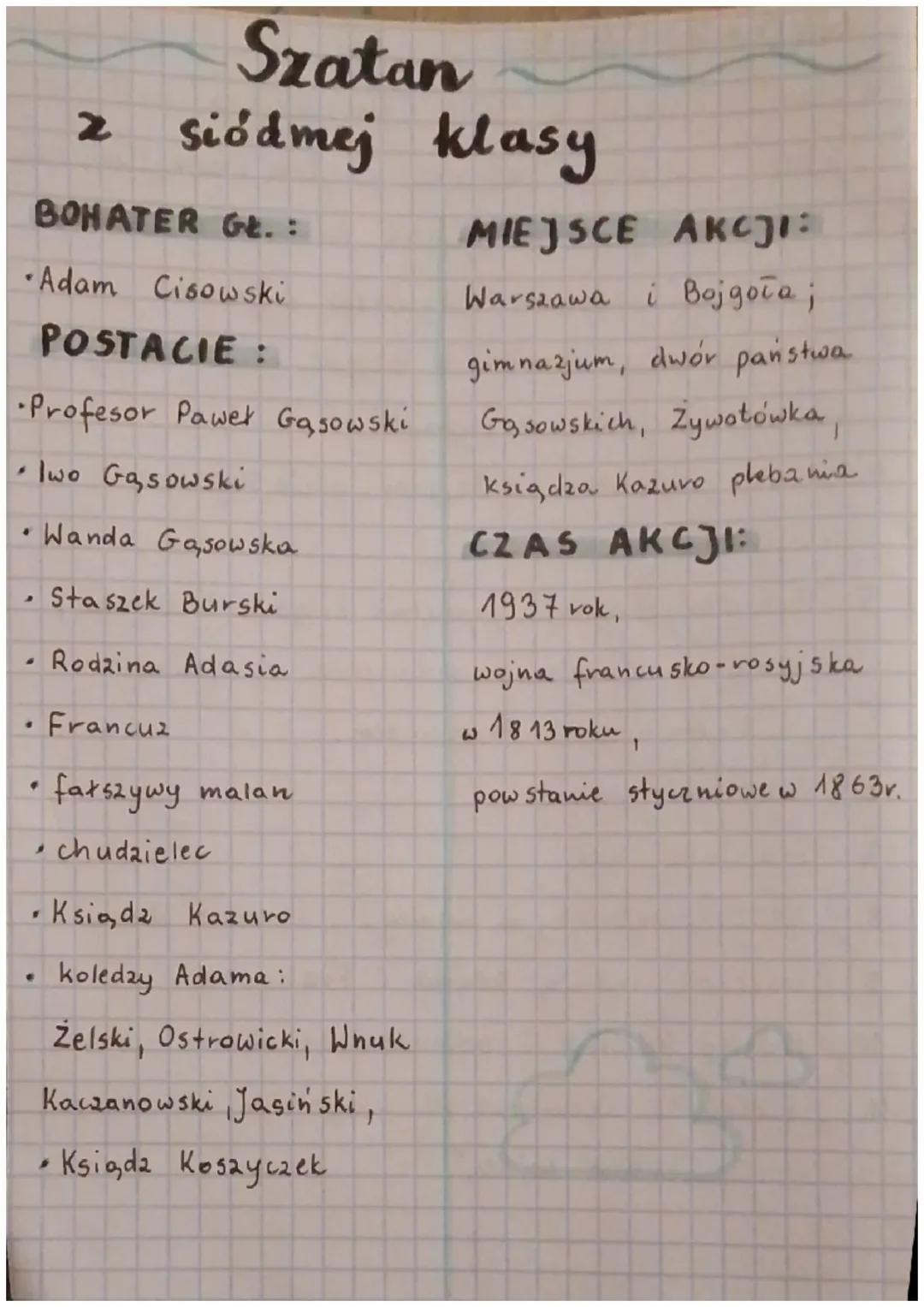 Lektura "Szatan z 7 klasy"