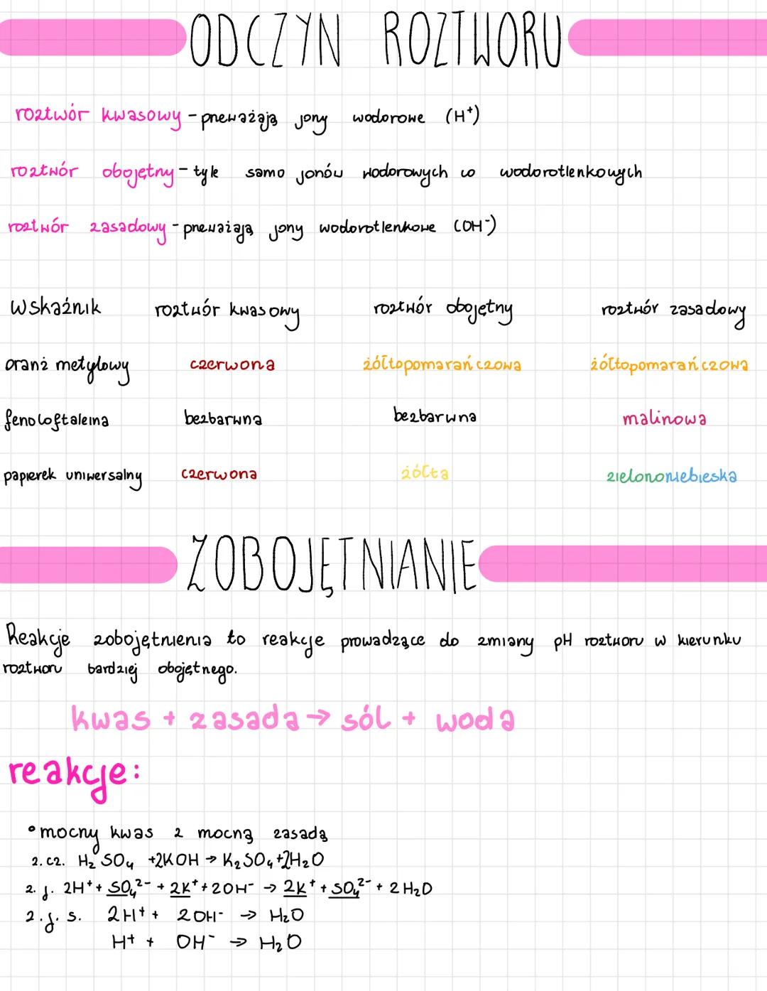 REAKCJE JONOWE
reakcje sól+ kwas
H₂SO4(sten)
NaCl(aq)
Obserwacje: wydziela się, gaz o
dusanej woni
Równanie:
2 NaC+ H₂SO4 →Na SO₂ + 2HC₁
2 +