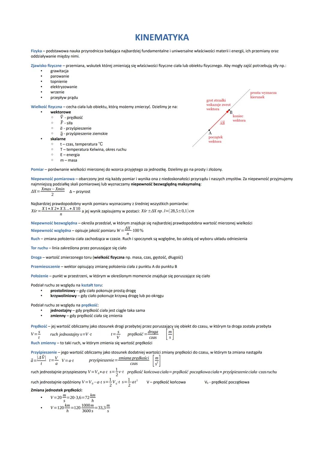 kinematyka