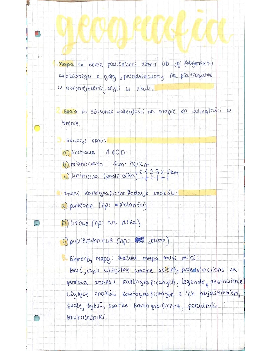 Geografia- Mapa i skala