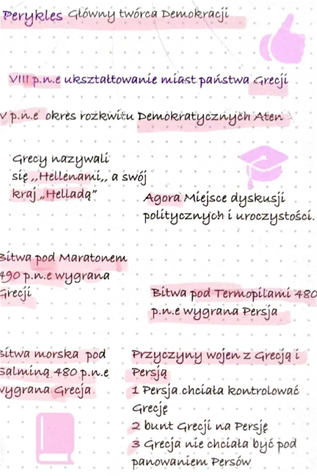 Perykles Główny twórca Demokracji
VIII p.n.e ukształtowanie miast państwa Grecji
vp.n.e okres rozkwitu Demokratycznych Aten
Grecy nazywali
s