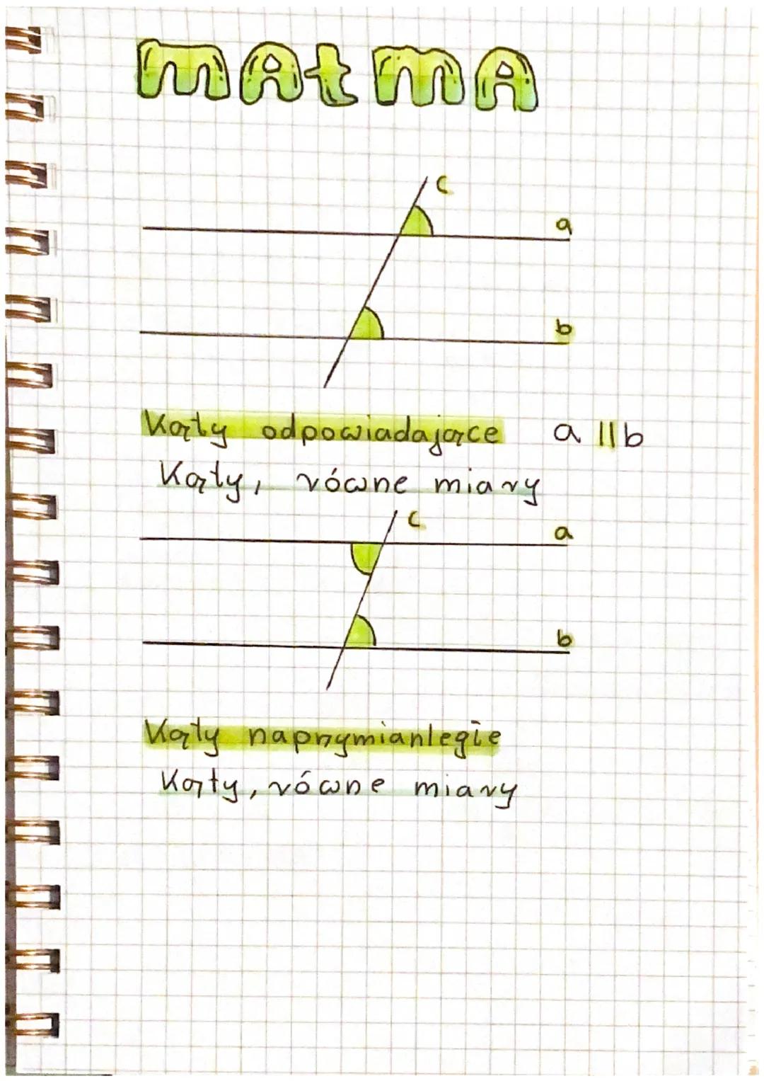 Ө
MAtma
Karty
90°
90° 180°
360°
mniej niz 90°
180°
180° 360°
d alfa
B
beta
8
8
gama
delta MAI MA
C
q
Kąty odpowiadające a 11b
Kąly, równe mi