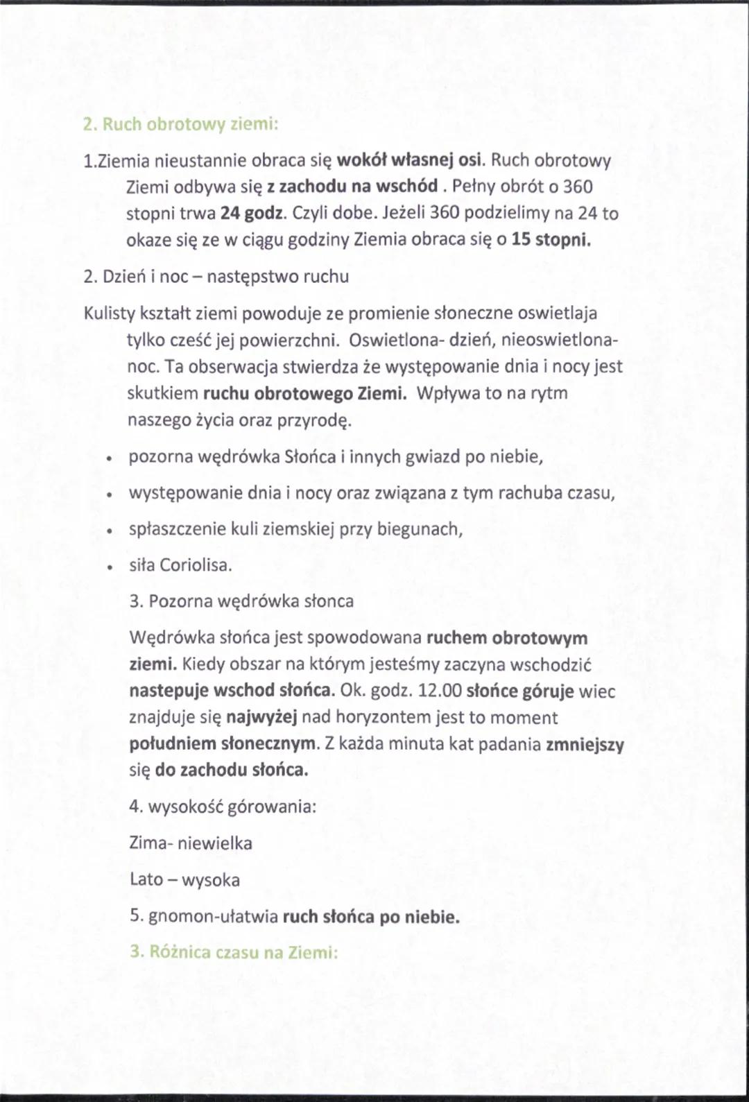 Kartkówka
1.Układ słoneczny:
1.Układ słoneczny tworzą słońce i krążące wokół niego ciała
niebieskie. Dowiódł tego Mikołaj Kopernik.
2. słońc