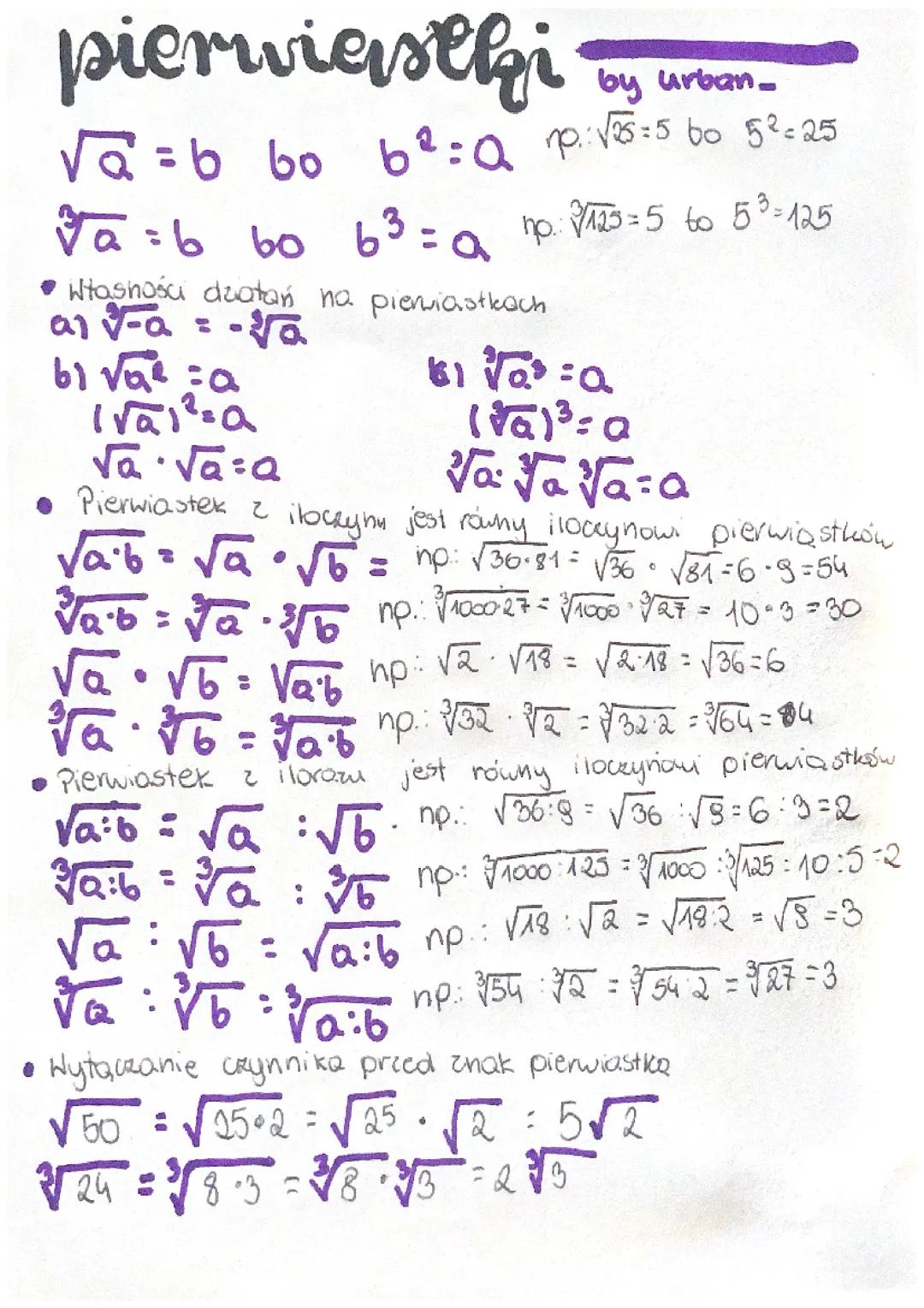 Pierwiaski Matematyka kl.7