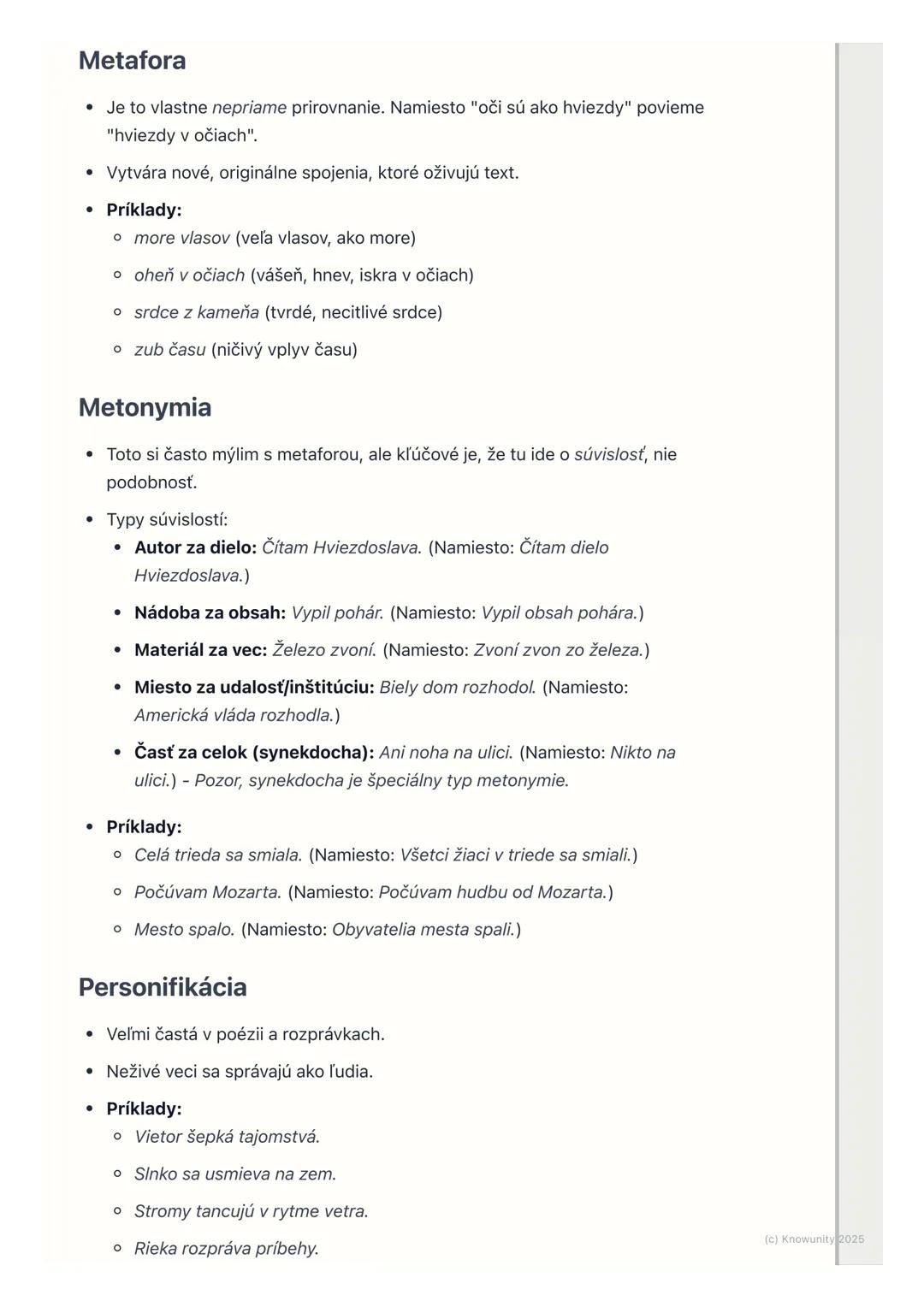 # Umelecké prostriedky
## 1. Prehľad a úvod
Umelecké prostriedky sú ako štetce a farby pre maliara, ale pre spisovateľa. Sú
to nástroje, k