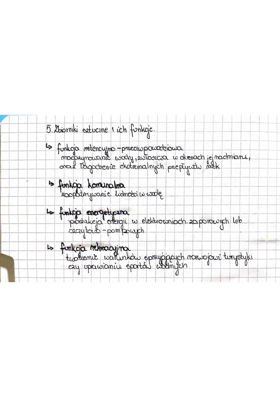 CD
フ
temat: Jeziora w Polsce i Zasoby wodne Poloki
1. Kasdy wodne Polski
2. Niedobory wody w Poloce
* miewielkie rocane sumy opadów atmo