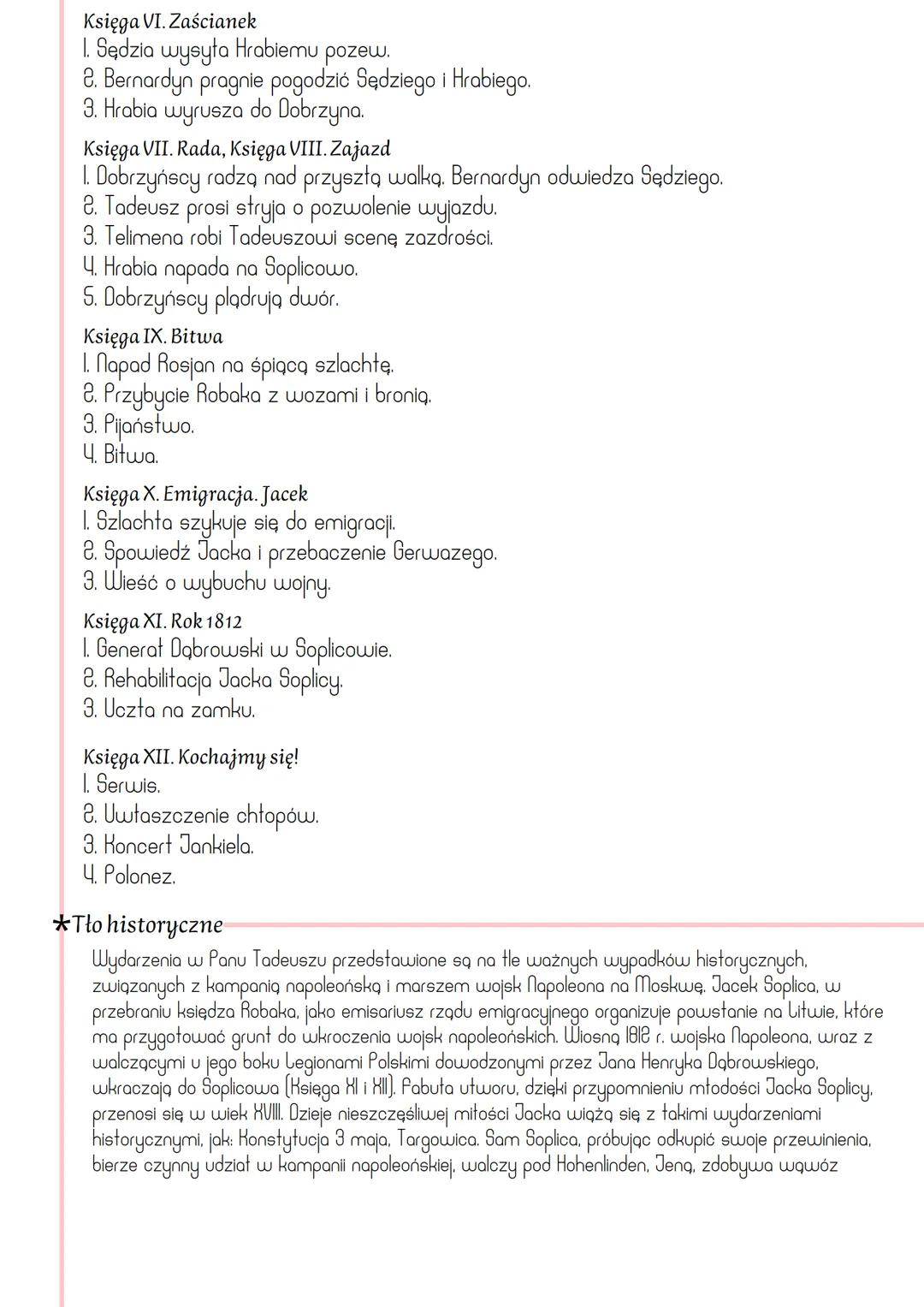 # "Pan Tadeusz" Adam Mickiewicz
* Rodzaj literacki: epika
* Czas i miejsce powstania utworu
Pan Tadeusz czyli Ostatni zajazd na Litwie. His
