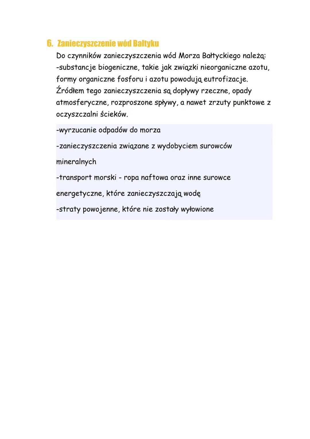 Morze Baltyckle
1. Wielkość i głębokość Bałtyku
Powierzchnia Bałtyku- 415 km2, średnia głębokość- 52 m. Jest
to morze szelfowe, czyli powsta