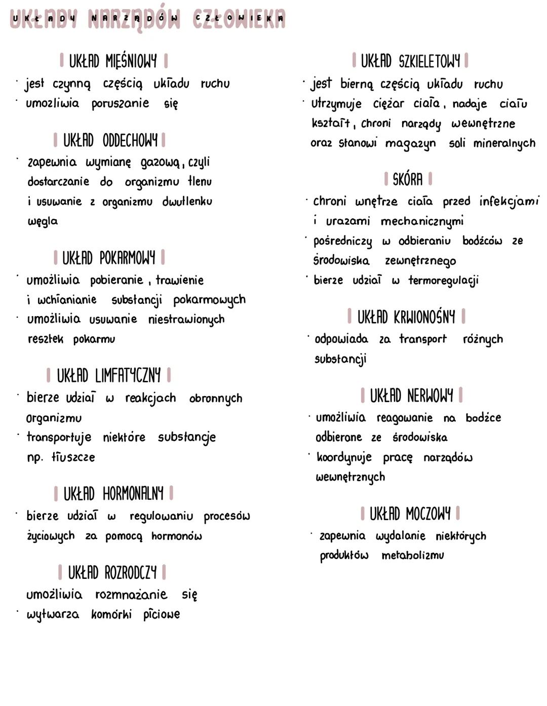 HIERARCHICZNA BUDOWA ORGANIZMU CZŁOWIEKA
Błona komórkowa - oddziela
wnętrze komórki od otoczenia.
Zapewnia transport substancji
do wnętrza i